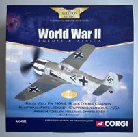 Corgi AA34302 FW 190A I/JG 1 Black Double Chevron