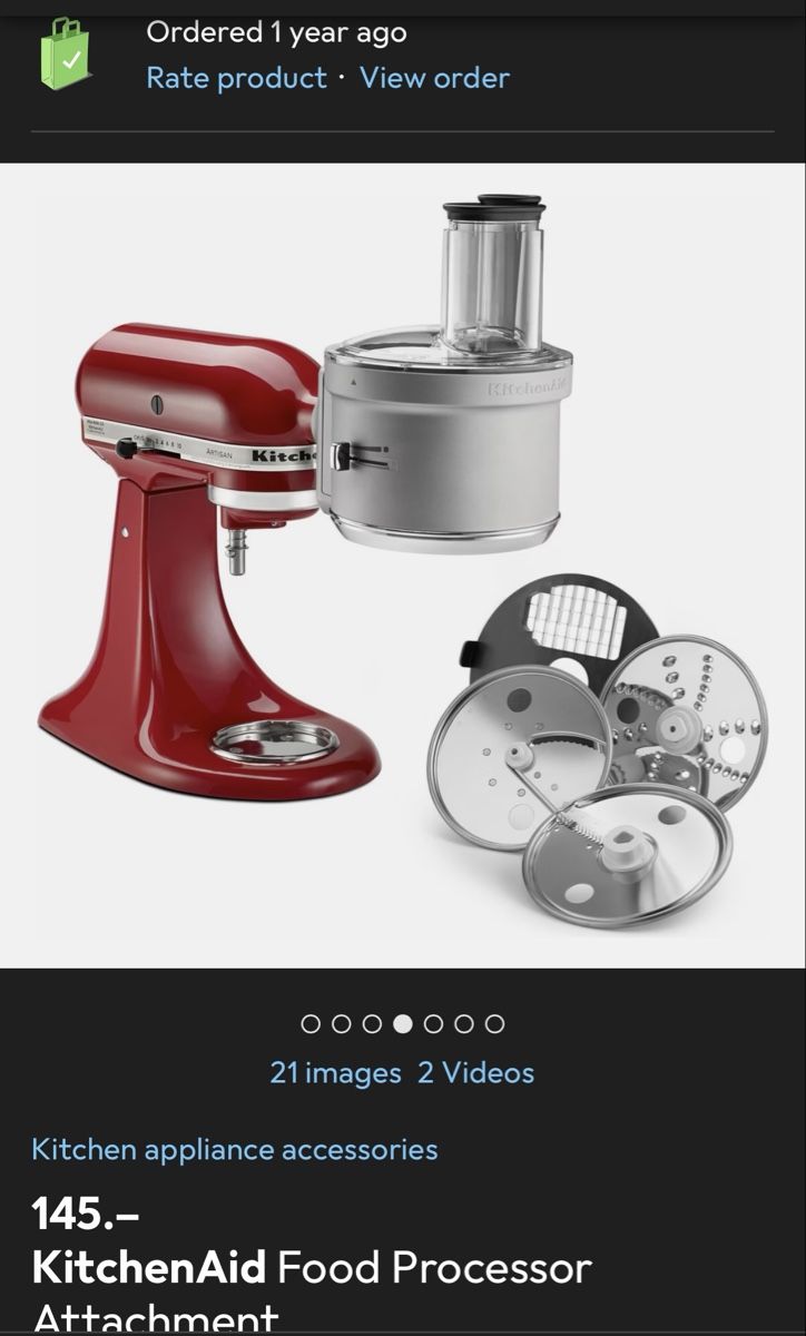 Kitchenaid Elettrodomestici da cucina: Black KitchenAid Classic Stand Mixer + Accessories Bundle – Usato da Aarburg venduto da roc_9n2c 2