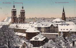 St. Gallen Stiftskirche St. Laurenzenkirche  1921