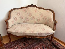 Canapé ancien style Louis XV
