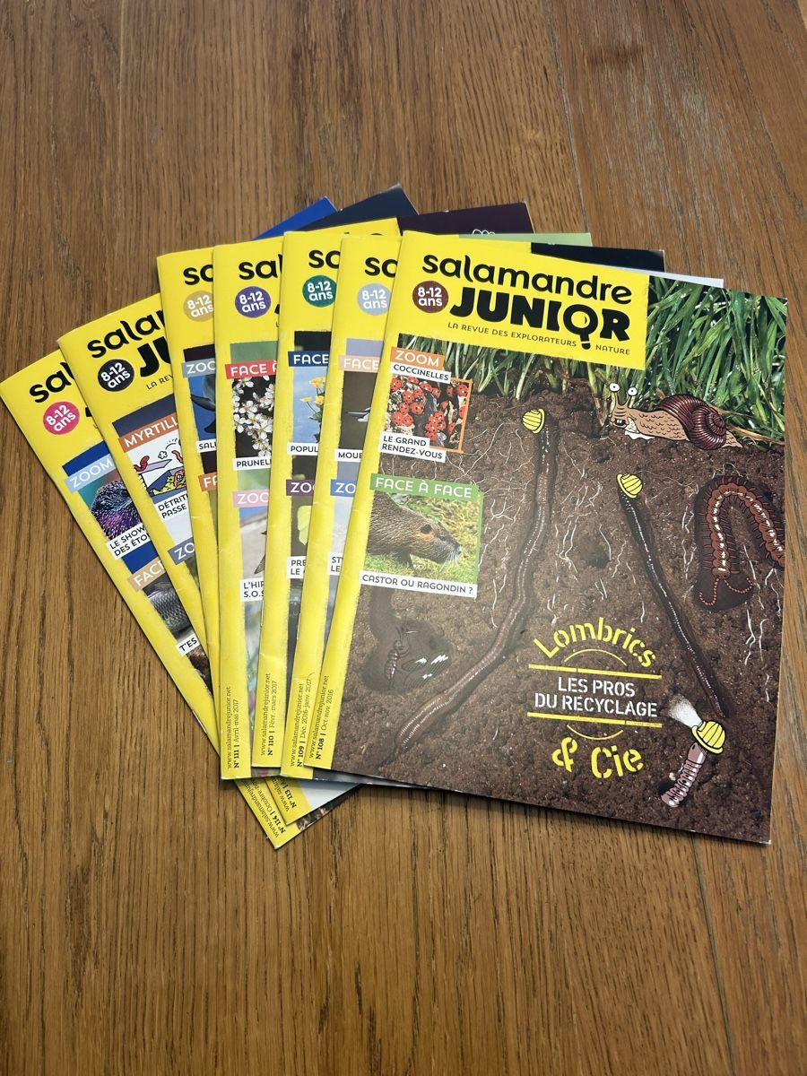 Riviste & Magazine: 7 magazines salamandre junior 8-12 ans – Usato da Lavey-Village venduto da Ma79Vi