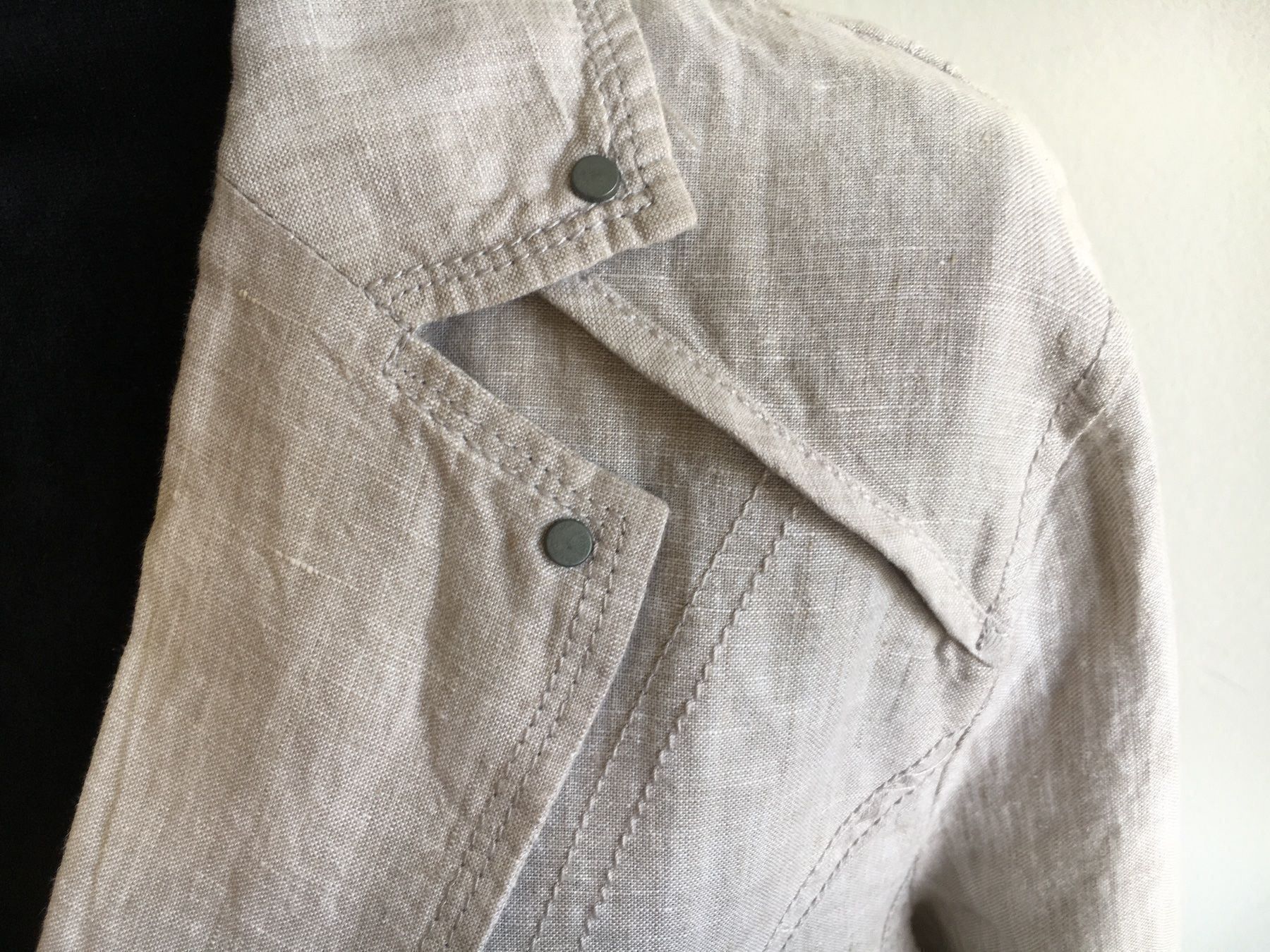 Completi & Tailleur: Olsen - Leinen Blazer / Jacke, grau, 40 – Nuovo (secondo la descrizione) da Luzern venduto da Jiggy_8898 2