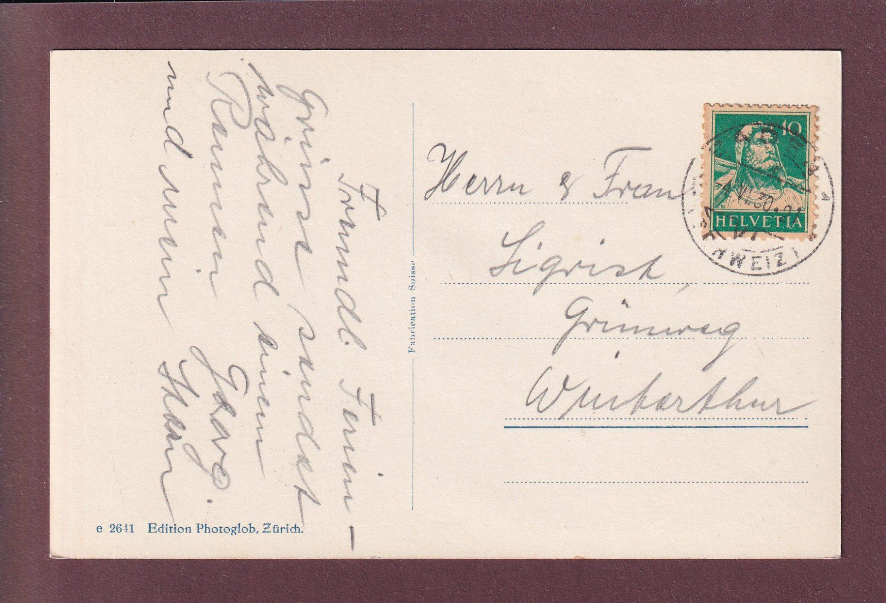 Cartes postales: BADEN - Schlossruine Stein – D'occasion à Pully par nicecards 1