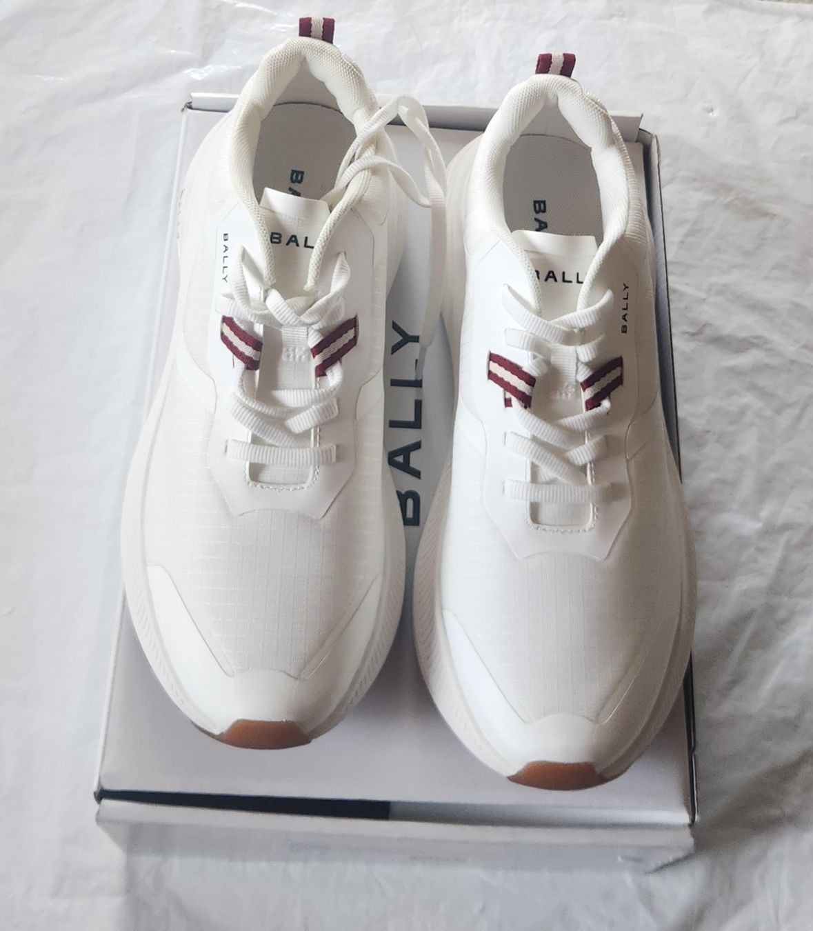 Bally Scarpe da uomo: Bally Running-Tec BALLYRED/OPTICALWH 43 Neu  – Nuovo (secondo la descrizione) da Niedergösgen venduto da Eva2410 3