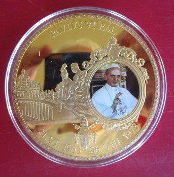 Médailles: GIGANT: Papst Paulus VI - 70 mm - PP – Neuf (Voir description) à Luzern par Horoskop1