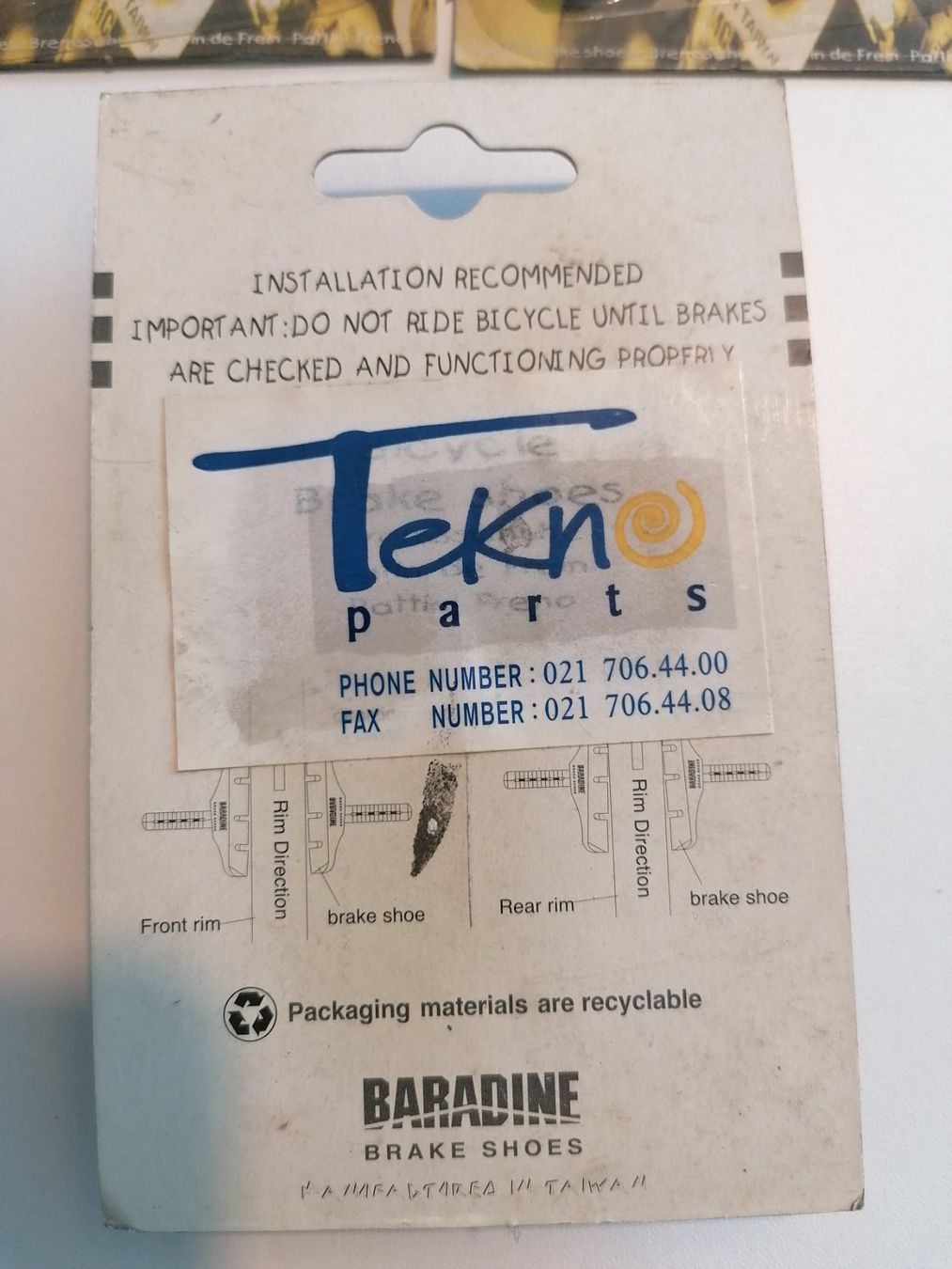 Pezzi di ricambio: 3 Set Baradine Bremsklötze – Nuovo e nell'imballaggio originale da Unterentfelden venduto da xilo01 2