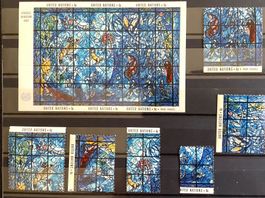 1967 - UNO - New York Windows - Chagall Block und Einzel**