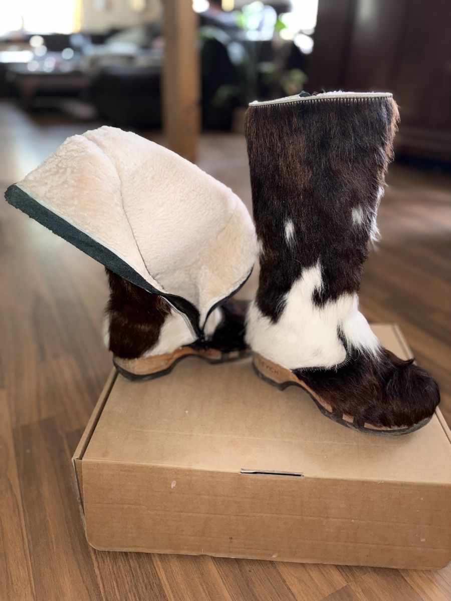 Scarpe da uomo: Devich Stiefel Lammfell gefüttert - Gr. 37 – Usato da Mauren venduto da peanut