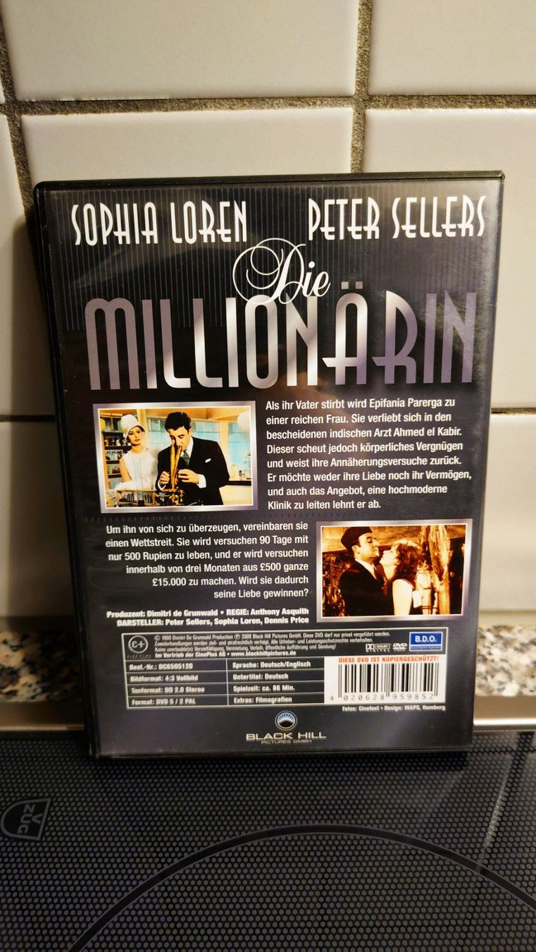 Tutti i DVDs: Die Millionärin – Usato da Zug venduto da Hockey12 1