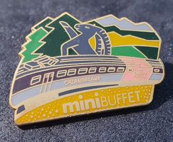 Z489 - Pin Zug Bahn Train - mini Buffet / Auflage 1'000 Stk.