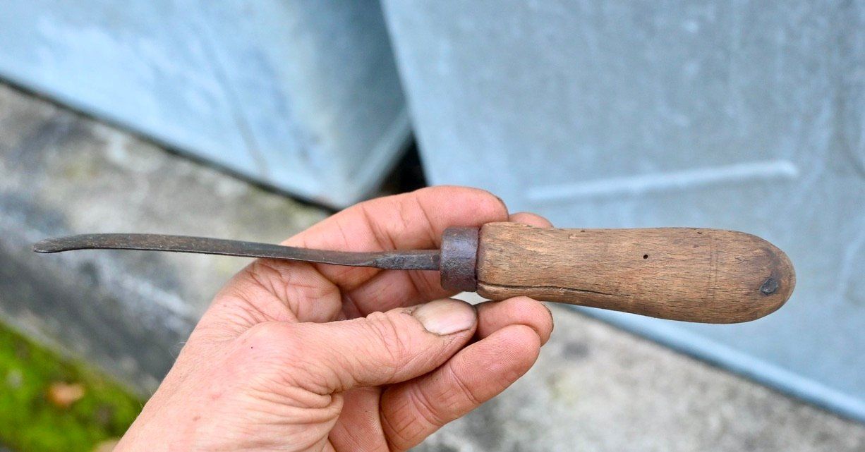 Tutti gli attrezzi: ANTIKE Handsichel Länge ca. 22cm – Usato da Pfaffhausen venduto da mono_rec 4