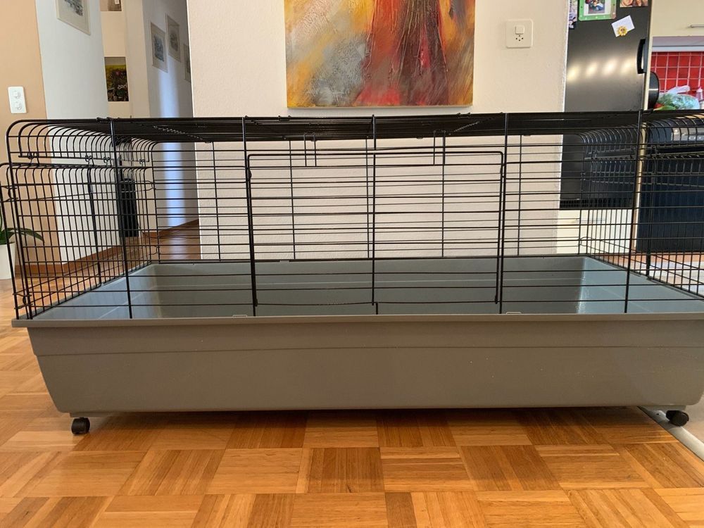 Wasserdichter Käfigeinsatz Für Meerschweinchen – Für C&C 2x4 Käfig, 142x71 Cm, Segeltuch-Boden Mit Klettverschluss