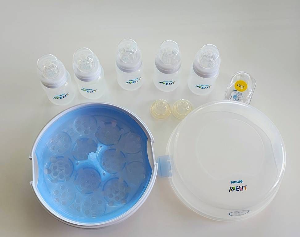 Avent Pasti del neonato: Philips Avent SCF281/02 / Mikrowellen-Dampfsterilisator – Usato da Bülach venduto da Surbetone 1