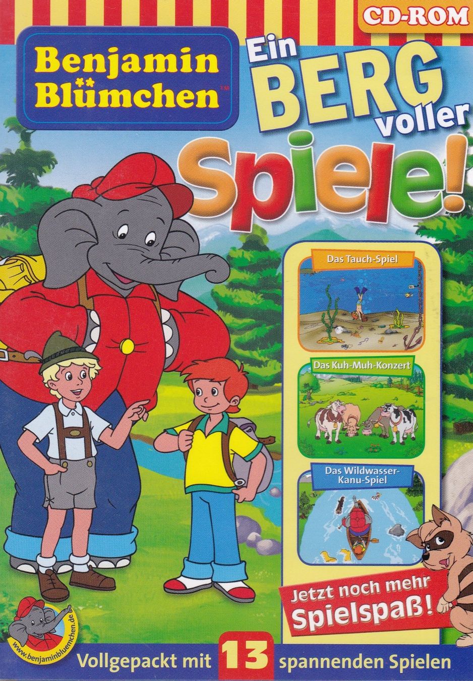 Spiele: CD Rom - Benjamin Blümchen - Ein Berg voller Spiele – Gebraucht aus Lausen von Mondeo10628
