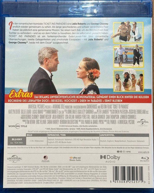 Alle DVDs: Ticket ins Paradies - Blu-ray mit Julia Roberts, Top! – Gebraucht aus Beringen von Mantafisch1 1