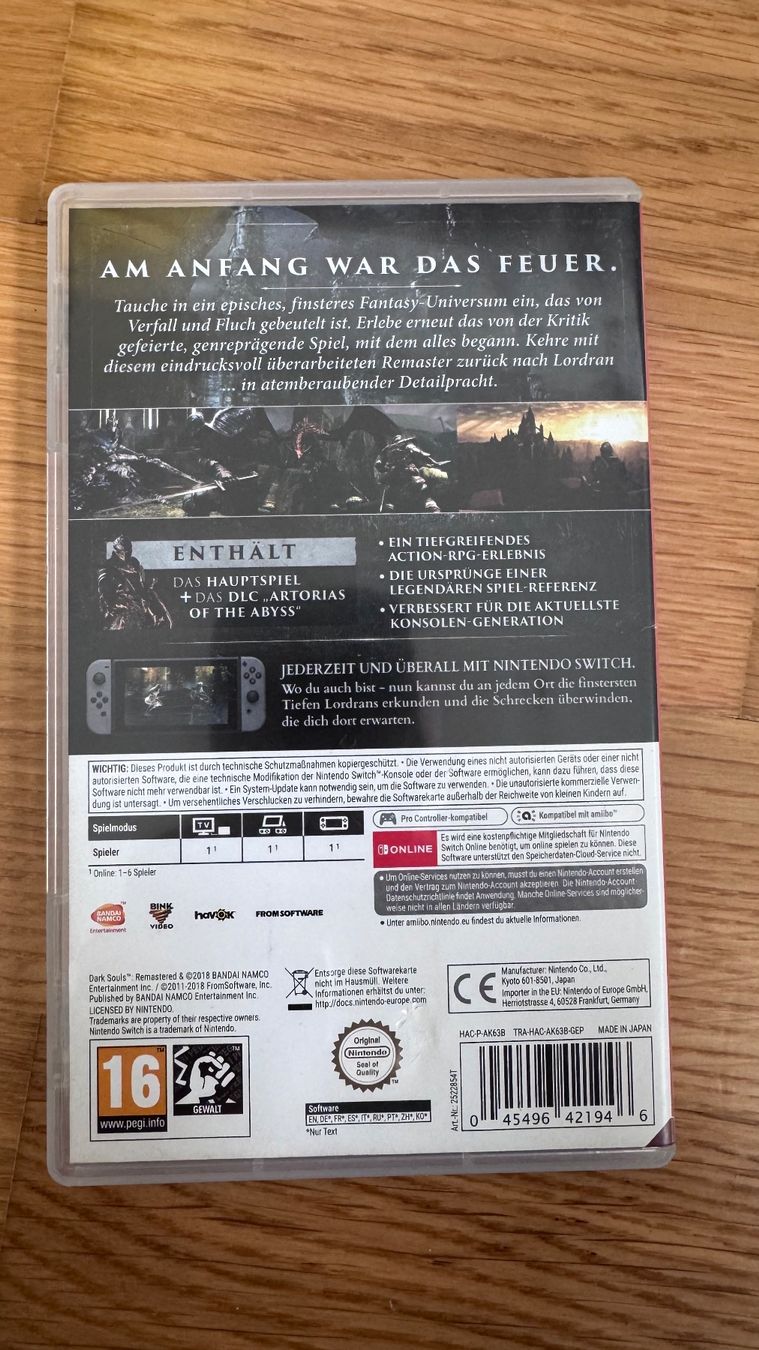 Giochi: Dark Souls Remastered – Usato da Wädenswil venduto da fabtastic 1