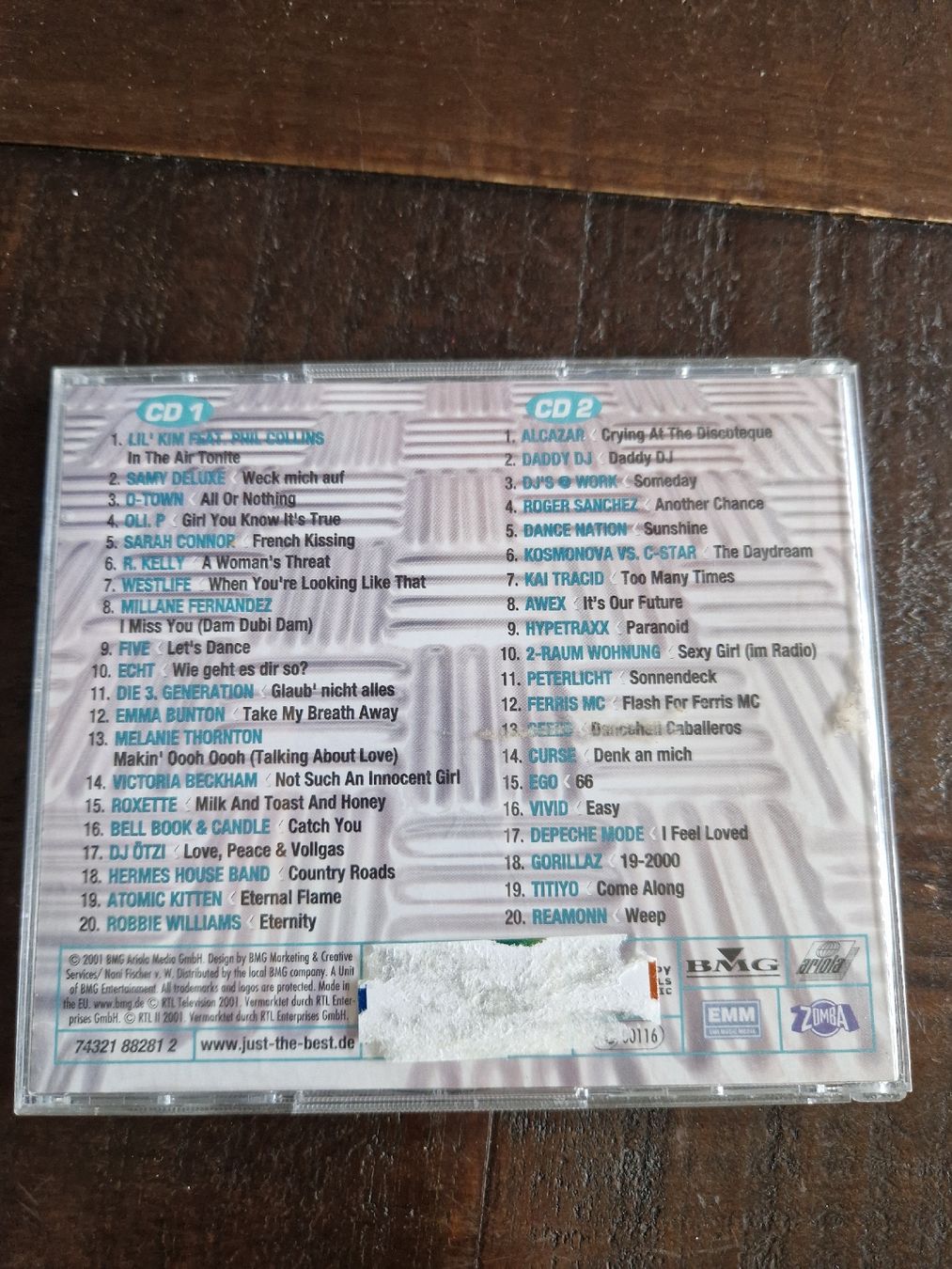 CD: CD Just The Best 4/2001 - Sommer Hits – Usato da Rain venduto da -LUMA- 2