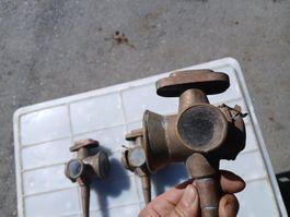Kutschenlaterne 3 antike, seltene Karbidlampen