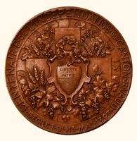 Medaille Waadtländer Unabhängigkeit 1798-1898 im Etui