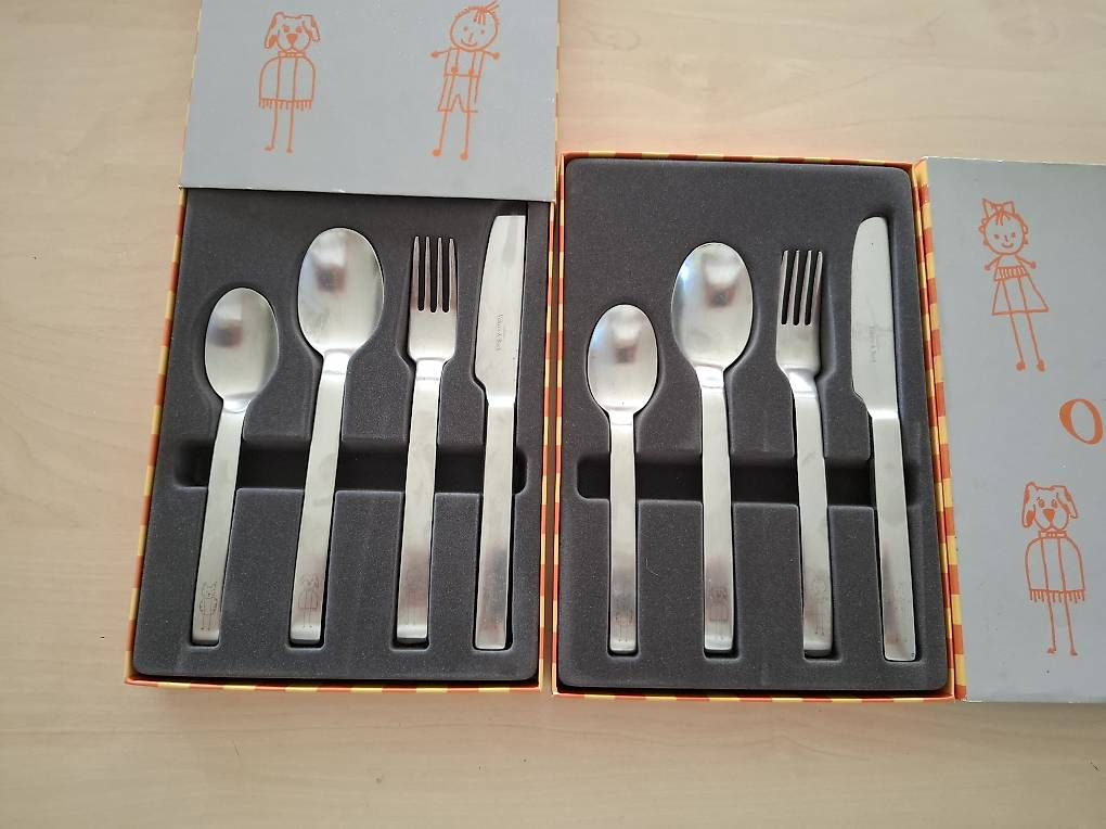 Villeroy & Boch Set di posate: Villeroy & Boch Kinderbesteck One 2 Sets – Usato da Männedorf venduto da Einhornmama