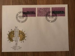 FDC Gotthard-Bahn 18.2.82