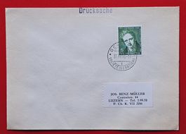 PRO JUVENTUTE 117 TOEPFFER SOC. D NATIONS GENEVE LUZERN 1946