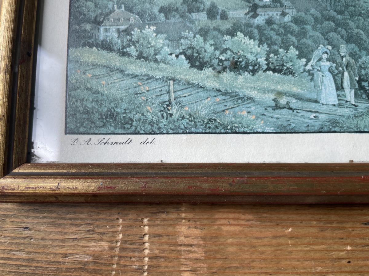 Foto & Immagini: Antikes Bild von der Landschaft von Winterthur – Usato da Winterthur venduto da cheerio97 3