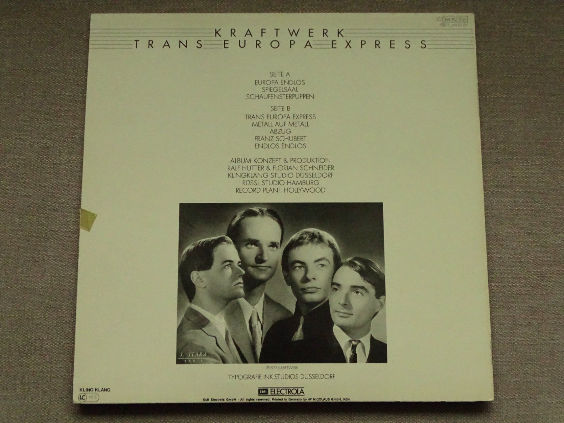 Vinyles: LP Kraftwerk Trans Europa Express – D'occasion à Hirzel par Musicman03 1