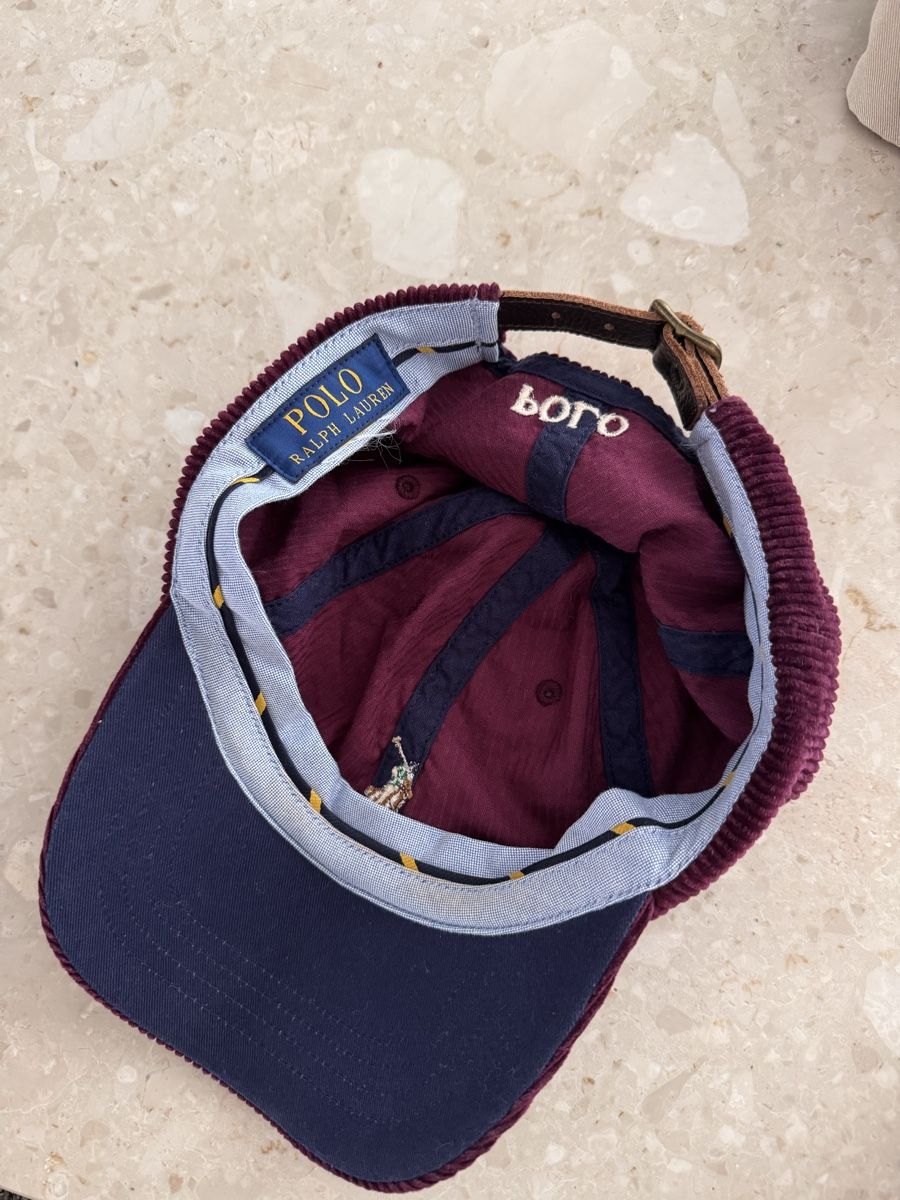 Ralph Lauren Chapeaux, bonnets & casquettes: Polo Ralph Lauren Cap Cord Bordeaux – Neuf (Voir description) à Luzern par maarteii 1