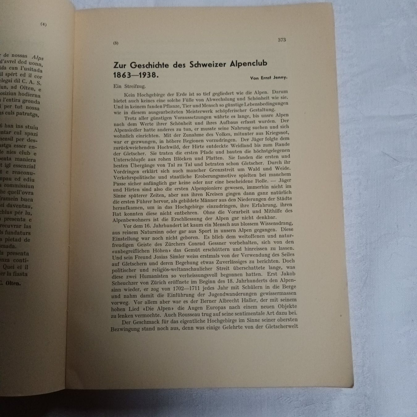Bücher: Die Alpen / Les Alps / Le Alpi / Ils Alps  1938 – Gebraucht aus Bäretswil von ricoric 3