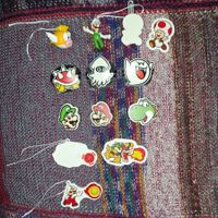 Kinder Joy Super Mario Set ,Luigi, Yoshi, Tintenfisch