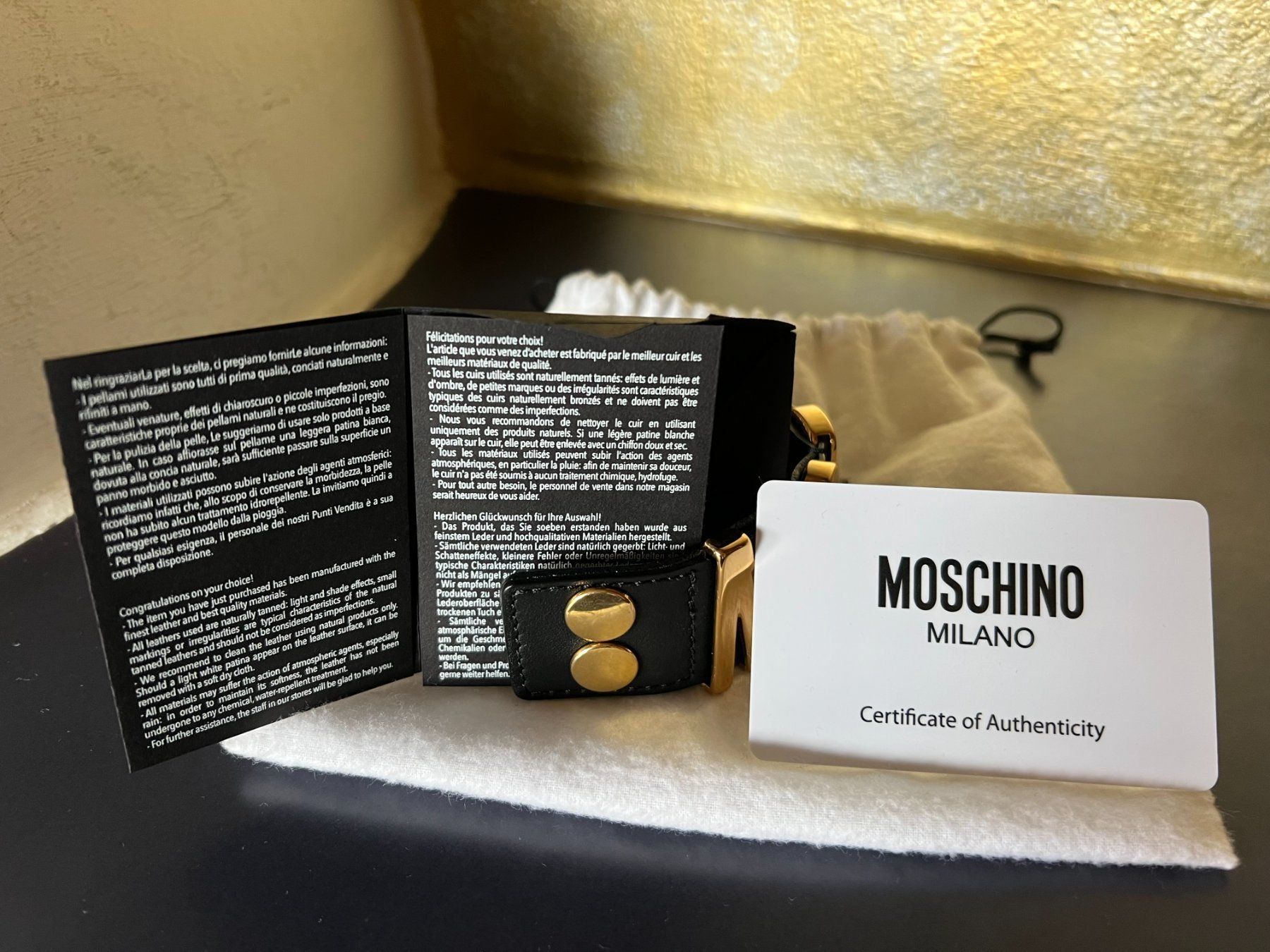 Moschino Bracciali & Braccialetti: Moschino Lederarmband – Usato da Bottmingen venduto da sandy_2 6