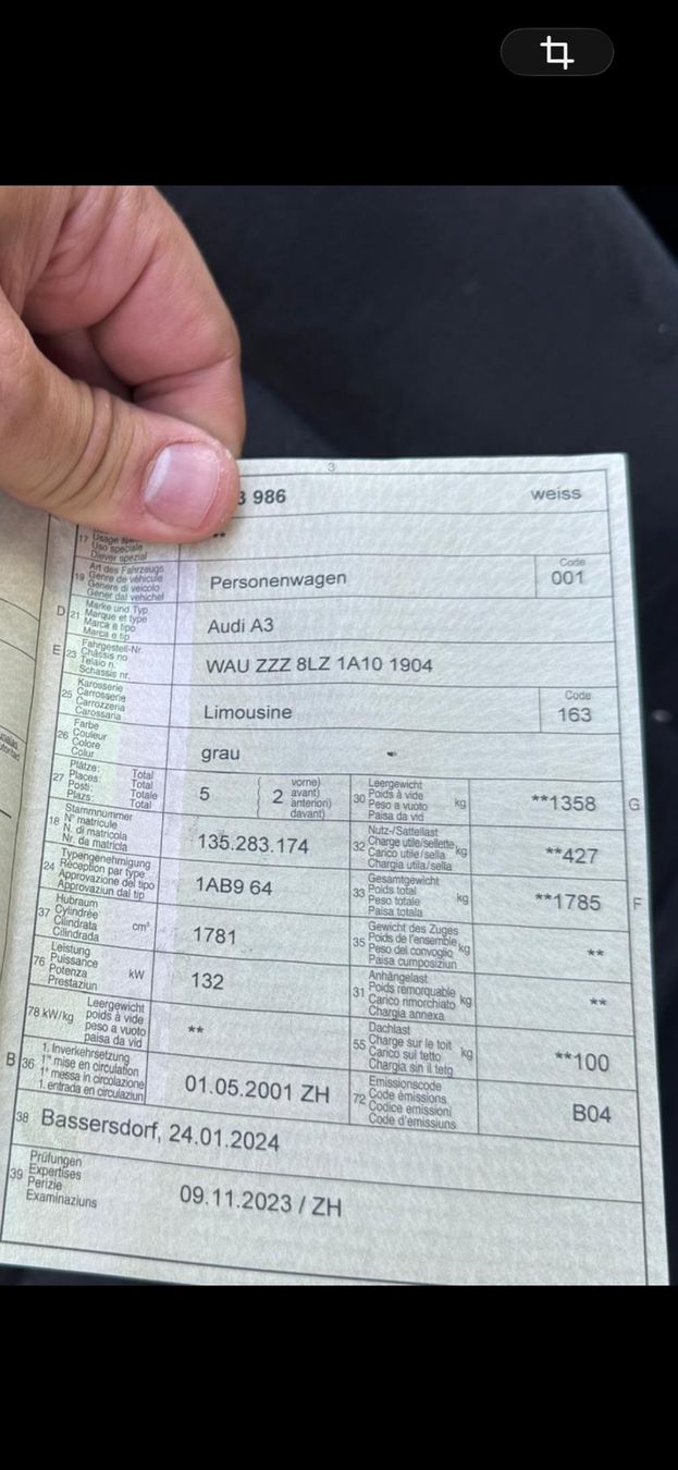 Audi Automobili: Audi A3 1.8 Automat – Usato da Eschen venduto da kingkong010 9