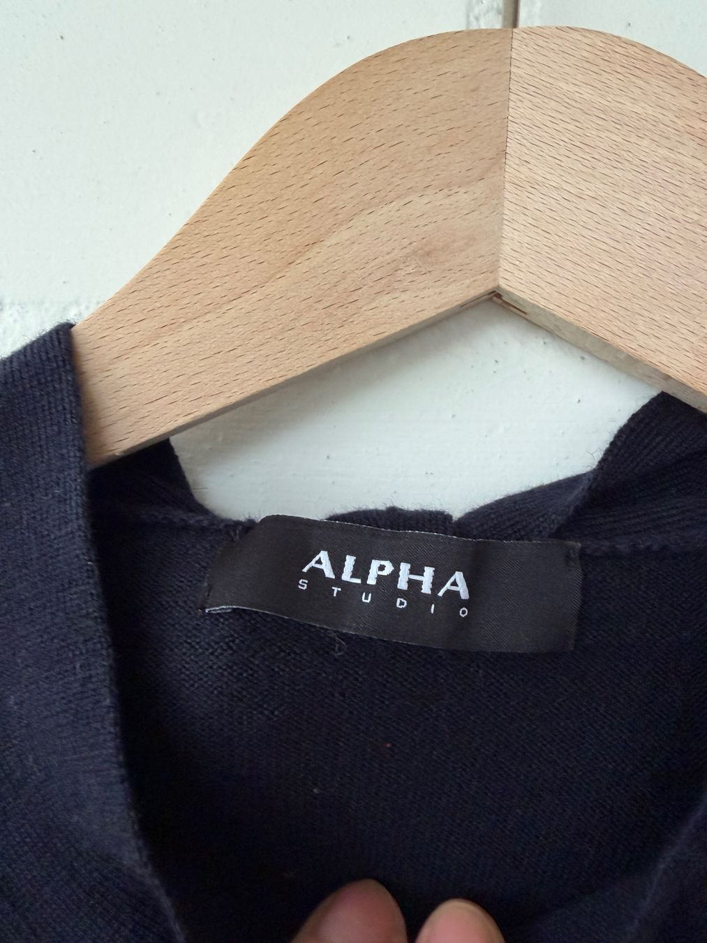 Maglioni & Felpe: Alpha Studio Strickpullover Schleife, Gr. M, Dunkelblau – Nuovo (secondo la descrizione) da Brütten venduto da Rod816 2