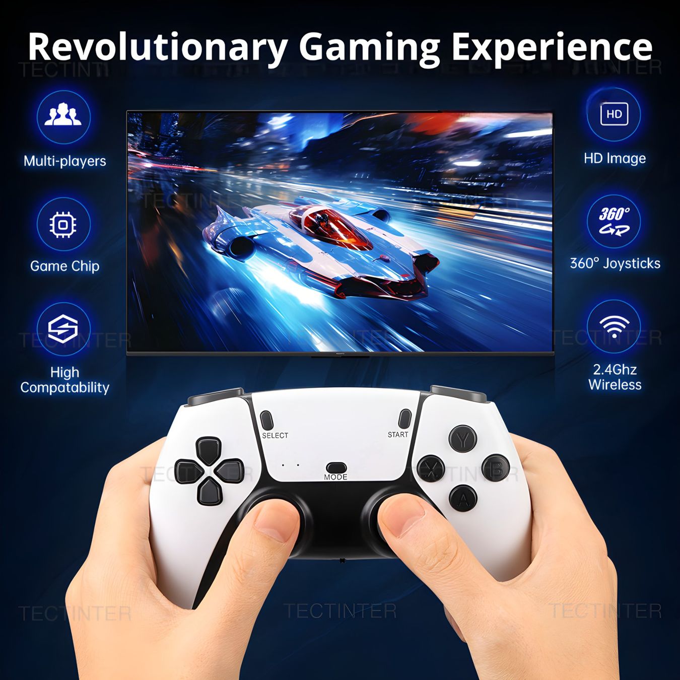 Konsolen: Retro Console: 20,000 Games, 4K HD, 2 Wireless Controllers – Neu und originalverpackt aus Villars-sur-Glâne von SwissTrendyStore 2