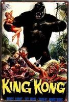 NEU/OVP: King Kong Film Blechschild Plakat keine dvd