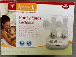 Ameda Milchpumpe Doppel-Pumpe Elektrisch Lactaline Top!
