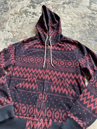 Zara Man Aztec Print Hoodie, Size L/42, Great Condition!