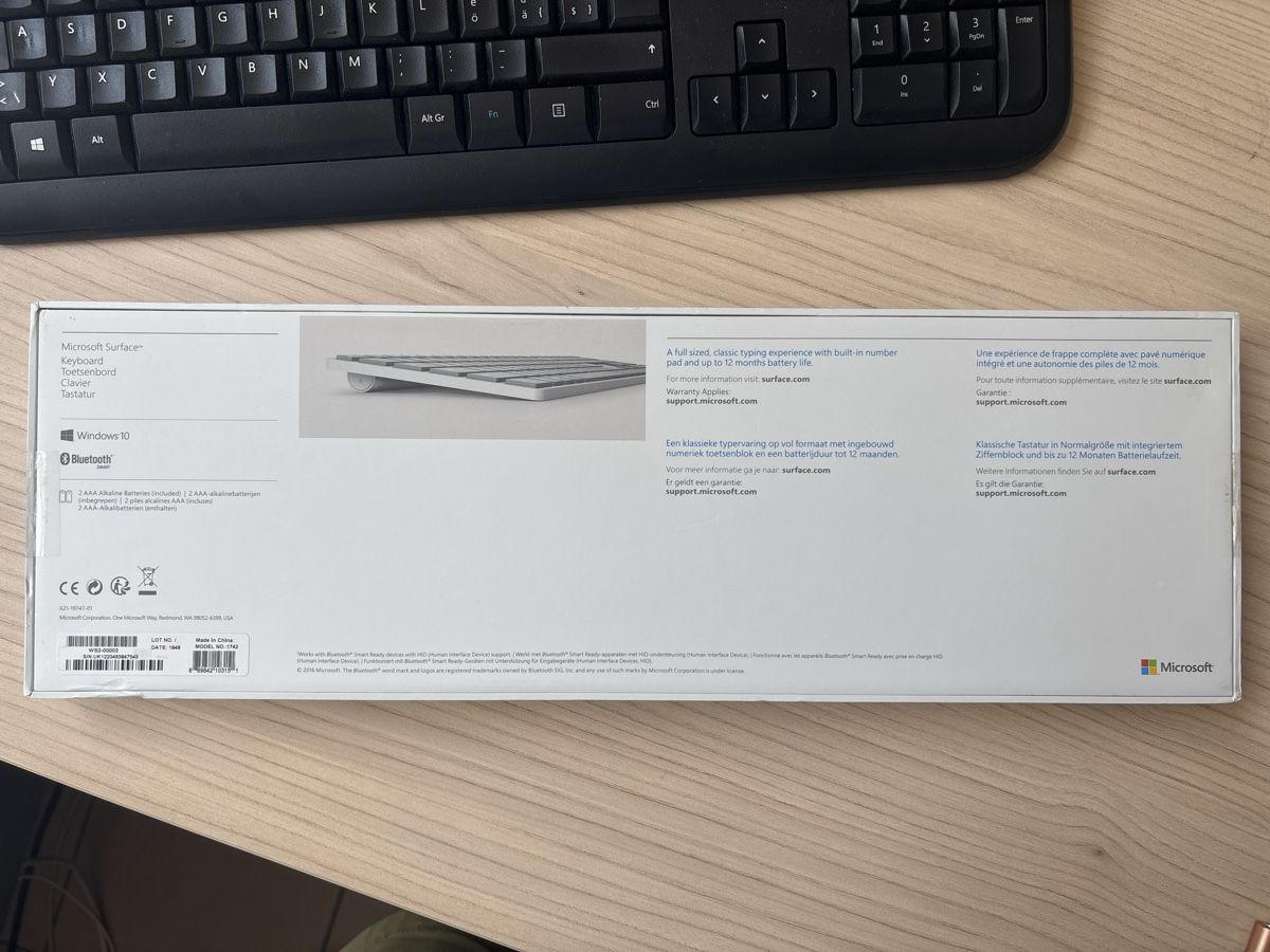 Microsoft Tastaturen: Microsoft Surface Clavier QWERT NEUF – Neu (gemäss Beschreibung) aus Gland von moh_6gtx 3
