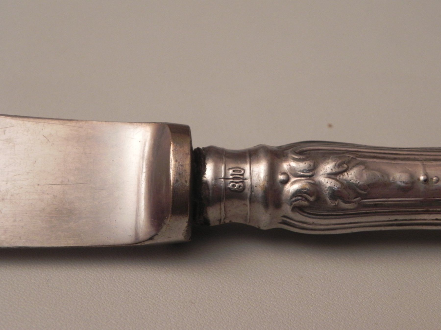 Posate: altes 800er Silber-Kuchenmesser / Messer – Usato da Minusio venduto da Lory64 6