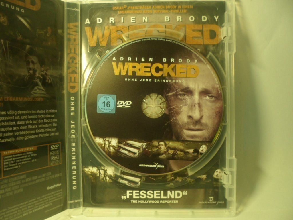 Alle DVDs: DVD  WRECKED  Ohne jede Erinnerung. – Gebraucht aus Langnau i. E. von gf2_29jt 2