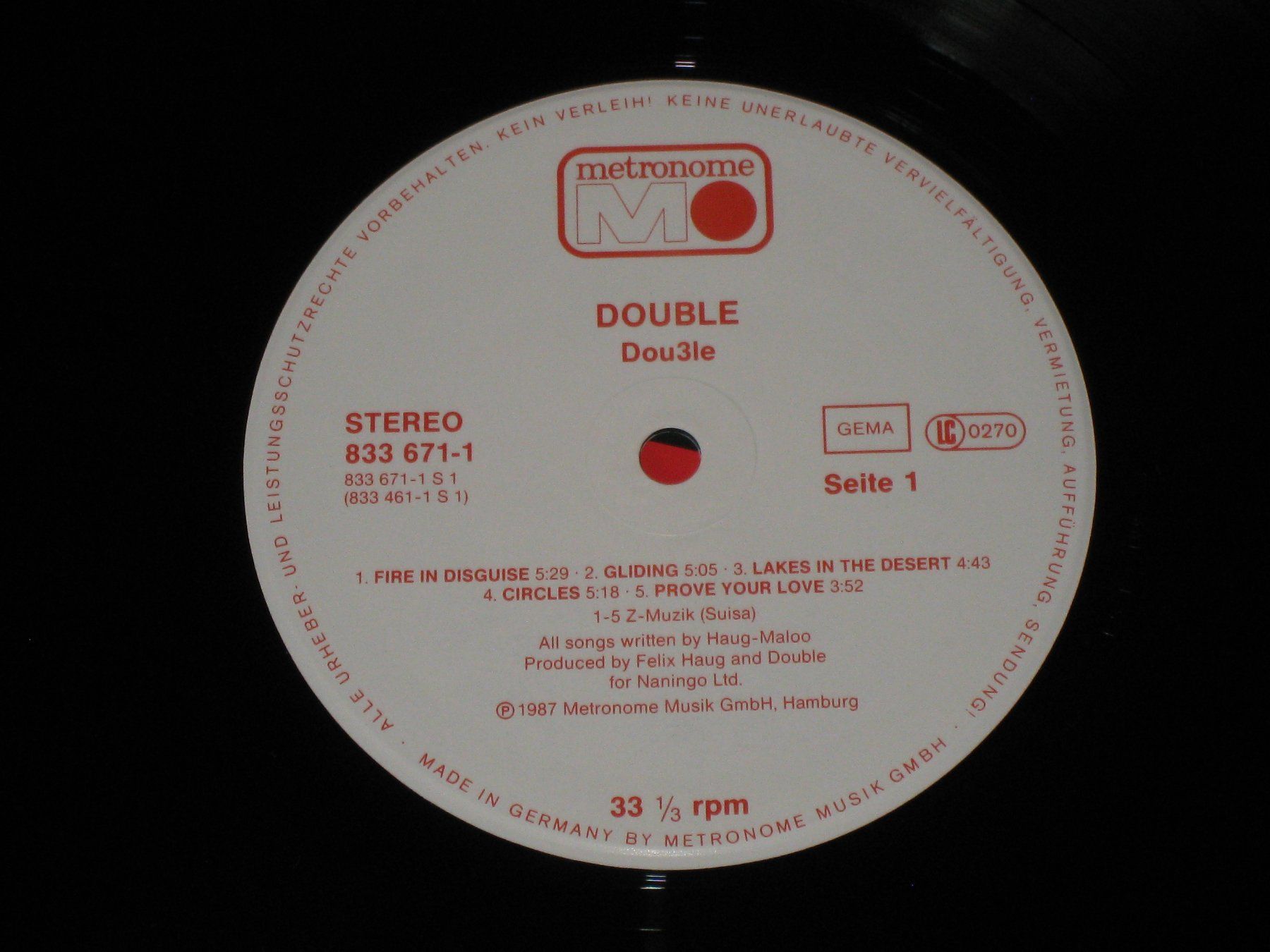 Schallplatten: LP - DOUBLE - DOU3LE – Gebraucht aus Steckborn von Quo7 1