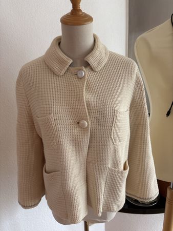 Falconeri Baumwoll Jacke, Gr. M, wie neu, crème