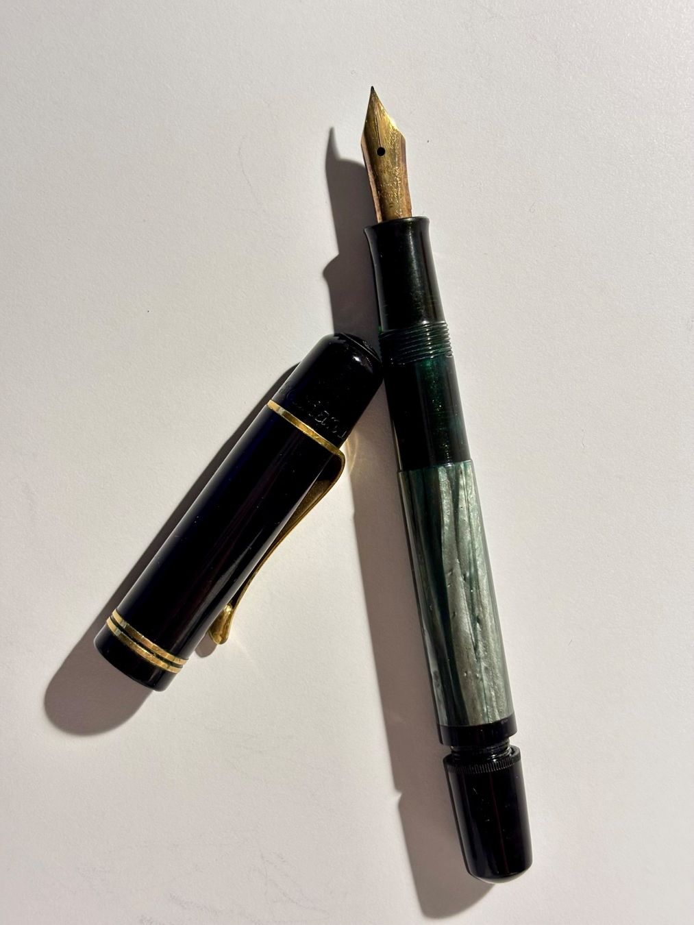 Pelikan Penna & Evidenziatori: Pelikan 100 D.R.P Kolbenfüller – Usato da Zürich venduto da jas_5mwh