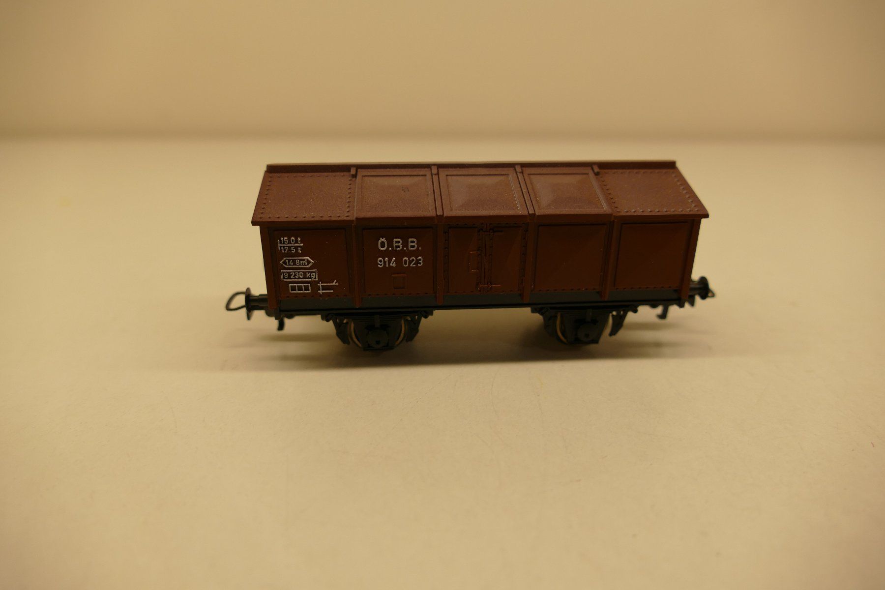 Kleinbahn Modellini di ferrovie: Kleinbahn H0: ÖBB Klappdeckelwagen – Nuovo (secondo la descrizione) da Niederhasli venduto da rail-duerst 2