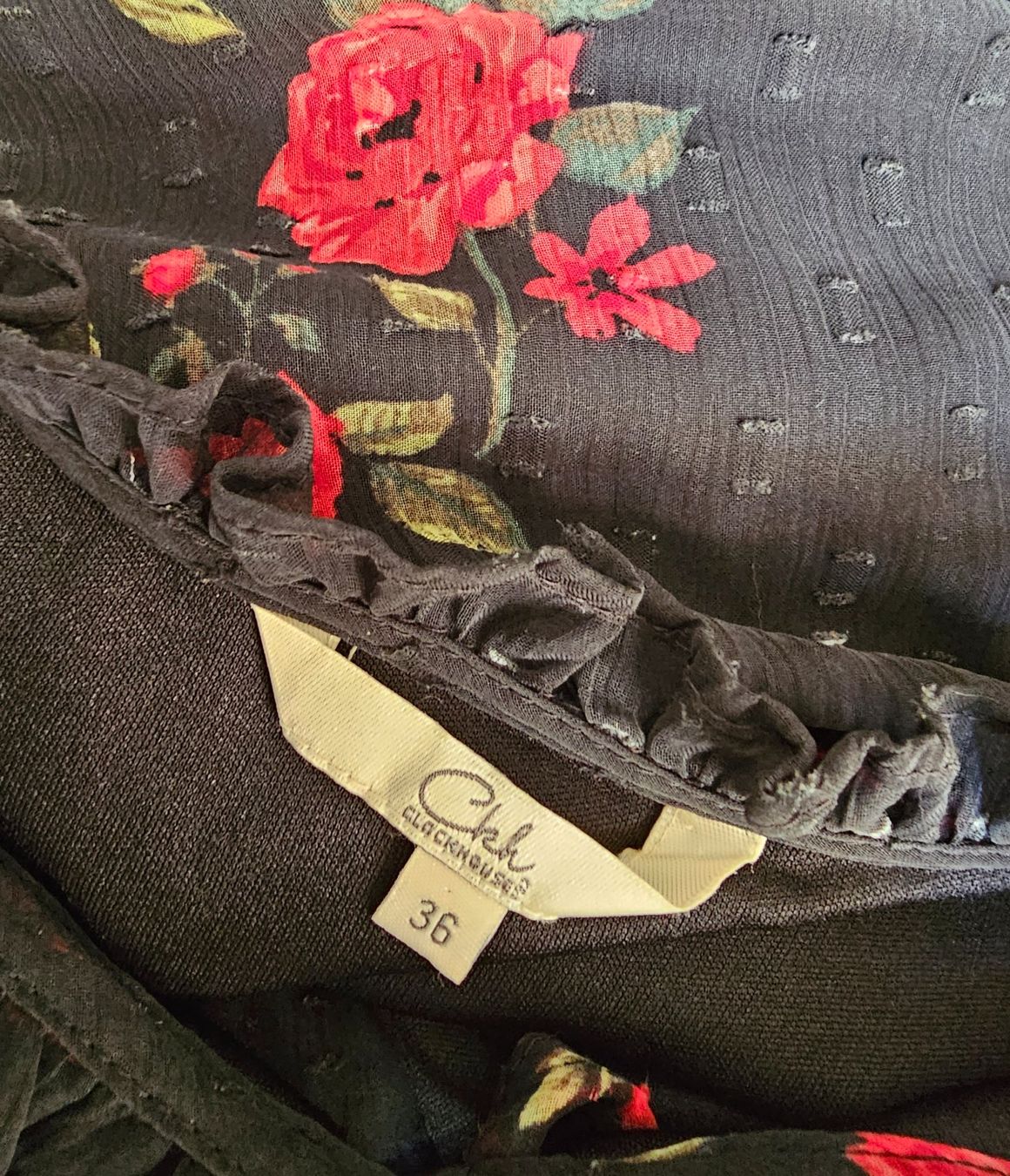Vestiti: romantisches Boho Kleid mit Spitze und Rosen Gr. 36 – Nuovo (secondo la descrizione) da Füllinsdorf venduto da Sunnebliemli7 4