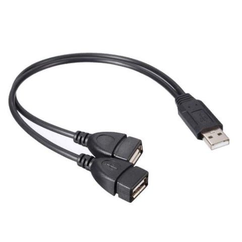 Kabel: USB 2.0 Y Splitter Kabel Set à 2 Stk. – Neu und originalverpackt aus Dietikon von e-car-shop.schweiz