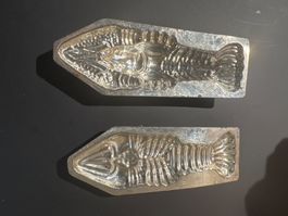 Ancien Moule chocolat schokoladenform langouste 16cm