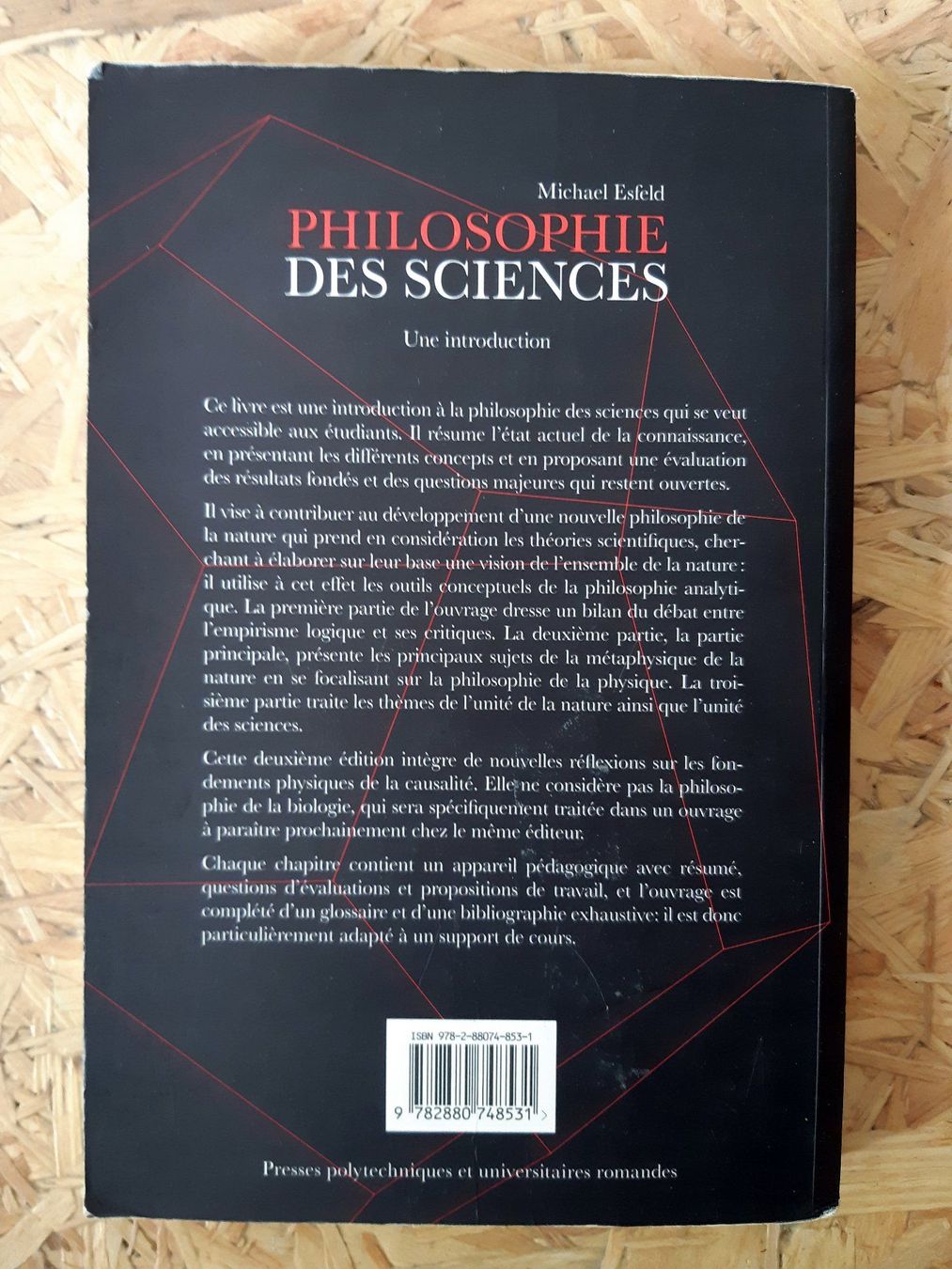 Libri: Ouvrage "Philosophie des sciences", Michael Esfeld – Usato da Ecublens VD venduto da TWISTO 1