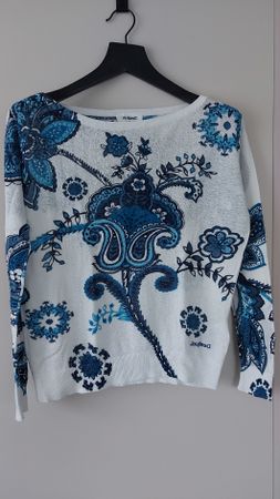 Dünner Pulli DESIGUAL - Viskose - Gr. M - Top Zustand